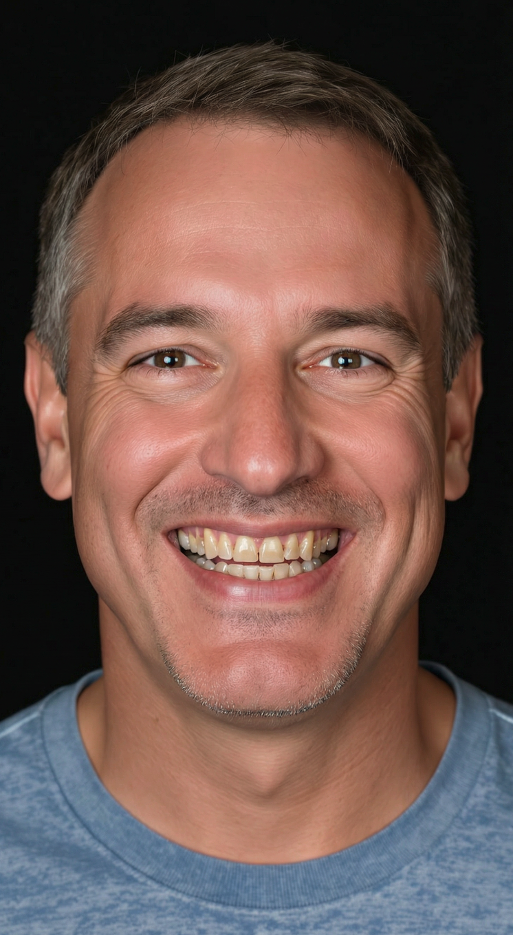 Antes — Diseño de sonrisa Odontología Arana